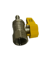 BALL VALVE WITH NOZZLE