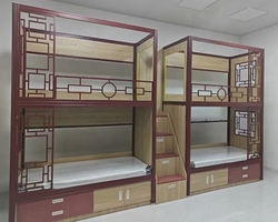 University dormitory student bed
