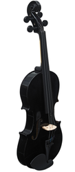 INNEO Violin -Vibrant Colored Violin Set: Perfect for Young Musicians! black