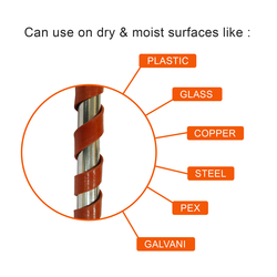 Silicon Flexible Electric Pipe Heating Tape Low 100 Watt Temp 180Â°C, Volt 230 Size 25mm x 600mm