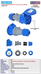 MAXIMUS MOVABLE CONNECTOR 32AMP 2P + E SUPPLIER IN UAE 