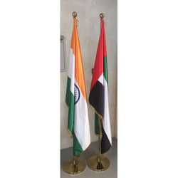 Indoor Gold Flag Pole Supplier In Abudhabi,uae