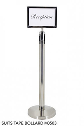 INFORMATION SIGN HOLDER FOR QUEUE BARRIER POST SUPPLIER IN ABUDHABI,UAE