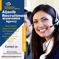 Manpower Recruiting Agency in Pakistan from ALJAZIB RECRUITMENT MANPOWER