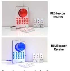 Beacon alarm with indicator