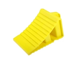 Wheel Chock Yellow Supplier In UAE– plastic, long-lasting, oil resistant and durable from EXCEL TRADING LLC (OPC)