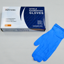 Pidegree Disposable Nitrile Gloves Powder Free Latex Free Fingertip Textured 100% Nitrile Examination Gloves from GUANGZHOU PIDEGREE MEDICAL TECHNOLOGY CO.,LTD