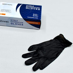 Pidegree Disposable Nitrile Gloves Powder Free Latex Free Fingertip Textured 100% Nitrile Examination Gloves