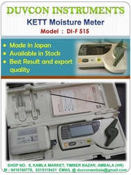 KETT MOISTURE METER MODEL fv209 from DUVCON INSTRUMENTS