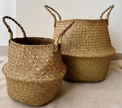  FOLDABLE SEAGRASS BASKETS COMBO IN TWO SIZES  SUPPLIER IN ABUDHABI