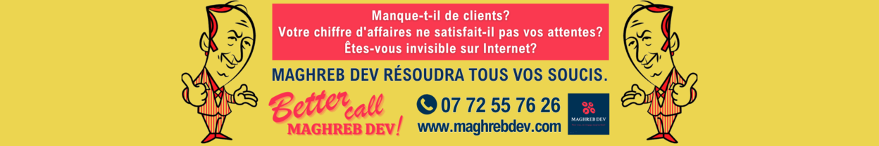 MAGHREB DEV | Agence web Ã  Bouskoura