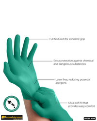 Gloves - Powder-free & Durable Protection For Industrial Use In Uae