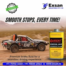 Exsan Brake Fluid Dot3, Dot4, Dot5.1