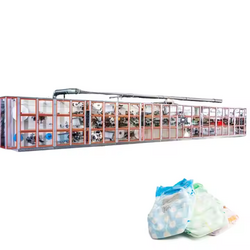 Welldone Hot Sale T Shape Full Servo Automatic Baby Diaper Machine