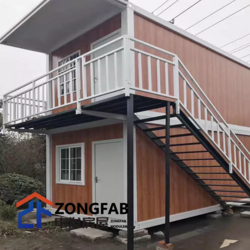 Low Cost Easier and Cheaper Prefabricated Prefab Container Homes House for Outdoor Camp Office