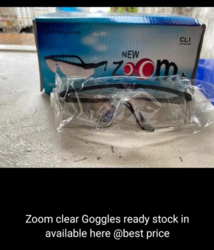 Zoom Clear Safety Goggles