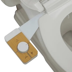 ABS Plastic Bidet with Wooden Dual Nozzle Attachment from TOPPER SMART BIDET TIOLET SEAT CO., LTD.