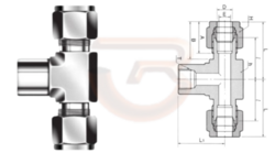 Female Branch Tee RTBF-N from RENAISSANCE FITTINGS AND PIPING INC