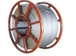 Anti-twisting braided wire rope 