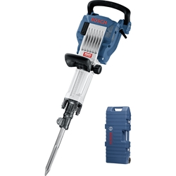 The Bosch GSH 16-30 Impact Hammer, complete with a durable case, is available at Morgan Arabia Trading Co., offering powerful performance for heavy-duty demolition work. from MORGAN ARABIA TRADING CO 