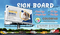 Signboard from COLORFAB DIGITAL ADVERTISING LLC