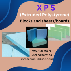 XPS (Exruded Polystyrene) sheets and blocks from EMBUILD MATERIALS LLC.