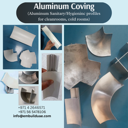 PVC Coving and Aluminum Coving for cleanrooms and cold rooms