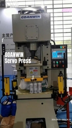 GOANWIN EC1 C-Frame Single Crank Servo Press for Battery Shells, Battery Covers, Battery Connectors