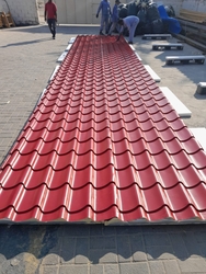 Tile look / Tile effect roof sandwich panels Dubai/ UAE/ Oman/ Qatar/ Saudi Arabia/ Kuwait