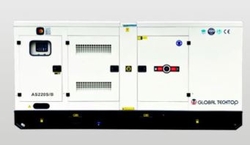 Global Techtop AS220S/B 200kVA 3-phase diesel generator from ADAMS TOOL HOUSE