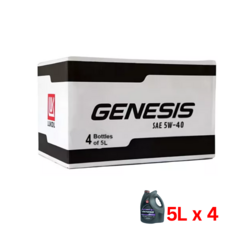 PACK OF LUKOIL GENESIS UNIVERSAL 5W-40 FULLY SYNTHETIC ENGINE OIL (5L x 4) from LUKOIL LUBRICANTS NIGERIA