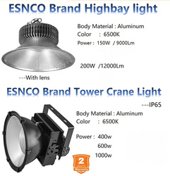 ESNCO LED High Bay Light - 150W/9000Lm