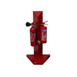 Hanging Type Red Powder Coated Fire Extinguisher Stand