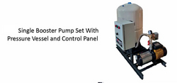 Single Booster Pump Set with Pressure Vessel and Control Panel