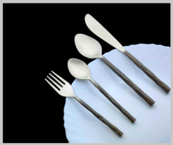 CUTLERY Brown Wood Cutlery  Set 