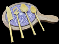 CUTLERY Golden Cutlery Set