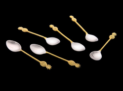 CUTLERY - PINEAPPLE SPOON SET from SKANDA INTERNATIONAL FZ LLE