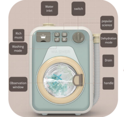 Electric simulation washing machine set