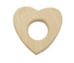 Baby Teether-Heart-B from SKANDA INTERNATIONAL FZ LLE