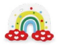 RAINBOW  CLOUDE TEETHER from SKANDA INTERNATIONAL FZ LLE