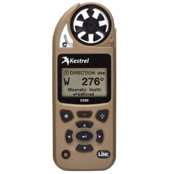 Kestrel 5500 Weather Meter With LiNK + Vane Mount (Tan)