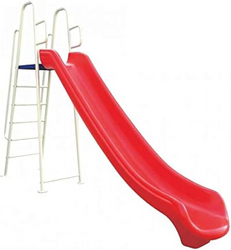 Red coloured slide for kids with stair -Supplier in Abudhabi,UAE from EXCEL TRADING LLC (OPC)
