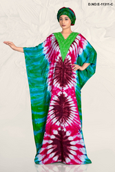 Bohemian Tie Dye Embroidered Farasha