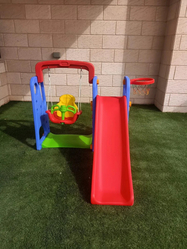 Kid slide and swing-Supplier in Abudhabi,UAE