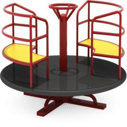 Merry Go Around Garden Playset