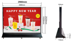 Full color big size customized LEDvideowall