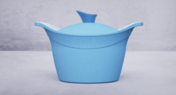 SHELLIX COLLECTION EXTRA DEEP POT Size: 18 to 28 cm, Blue color from SKANDA INTERNATIONAL FZ LLE