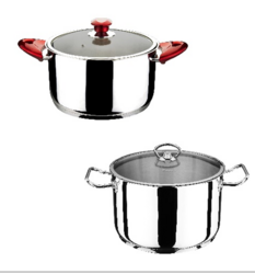 Stainless Steel Pot - "ELIT COLLECTION  SINGLE DEEP POT"