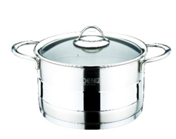 Stainless Steel Pot - "PLATINIUM COLLECTION  SINGLE DEEP POT"