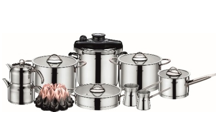 STAINLESS STEEL POT PLATINYUM